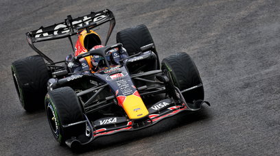 Verstappen sprint Singapore wet