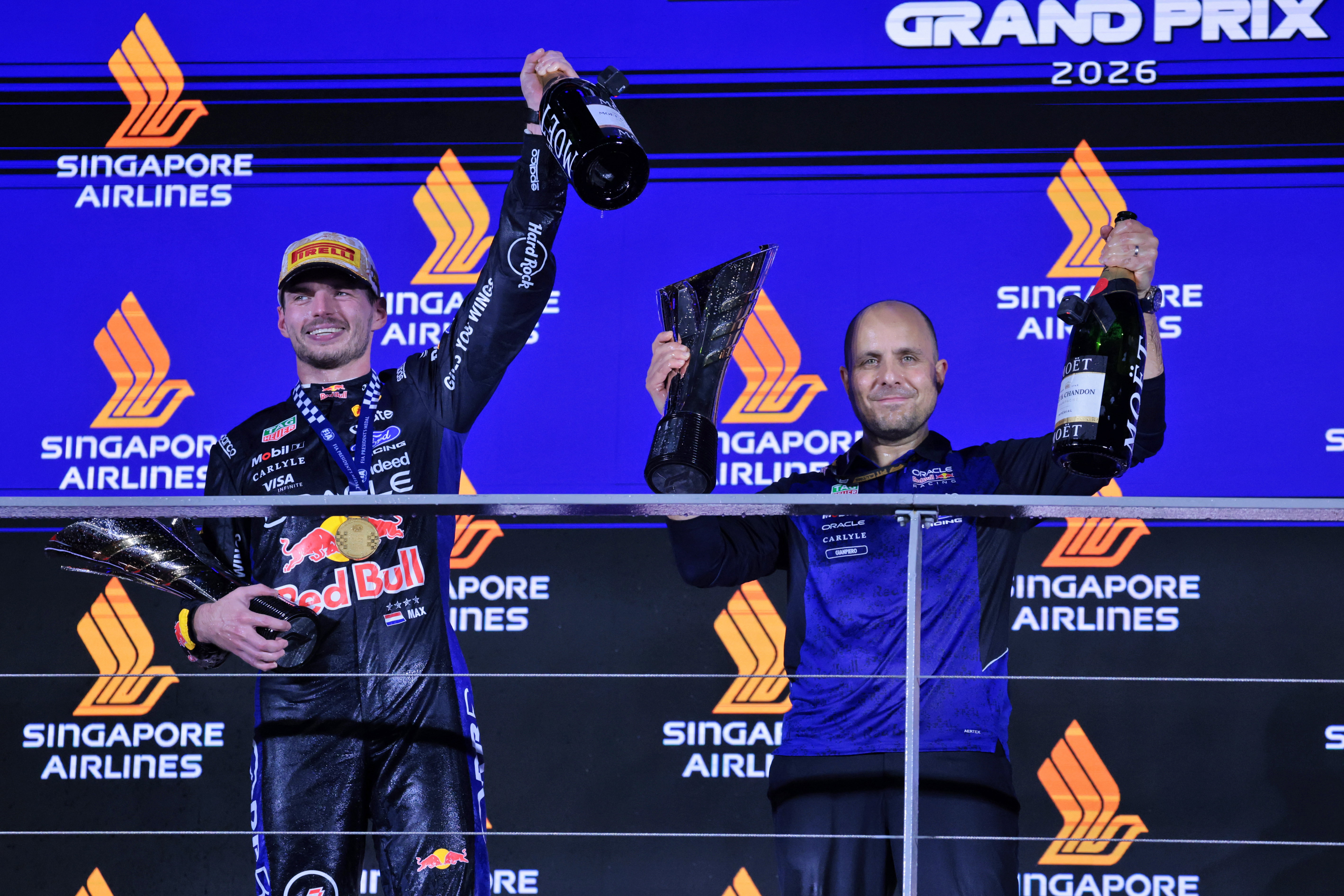 Lambiase Verstappen win Singapore