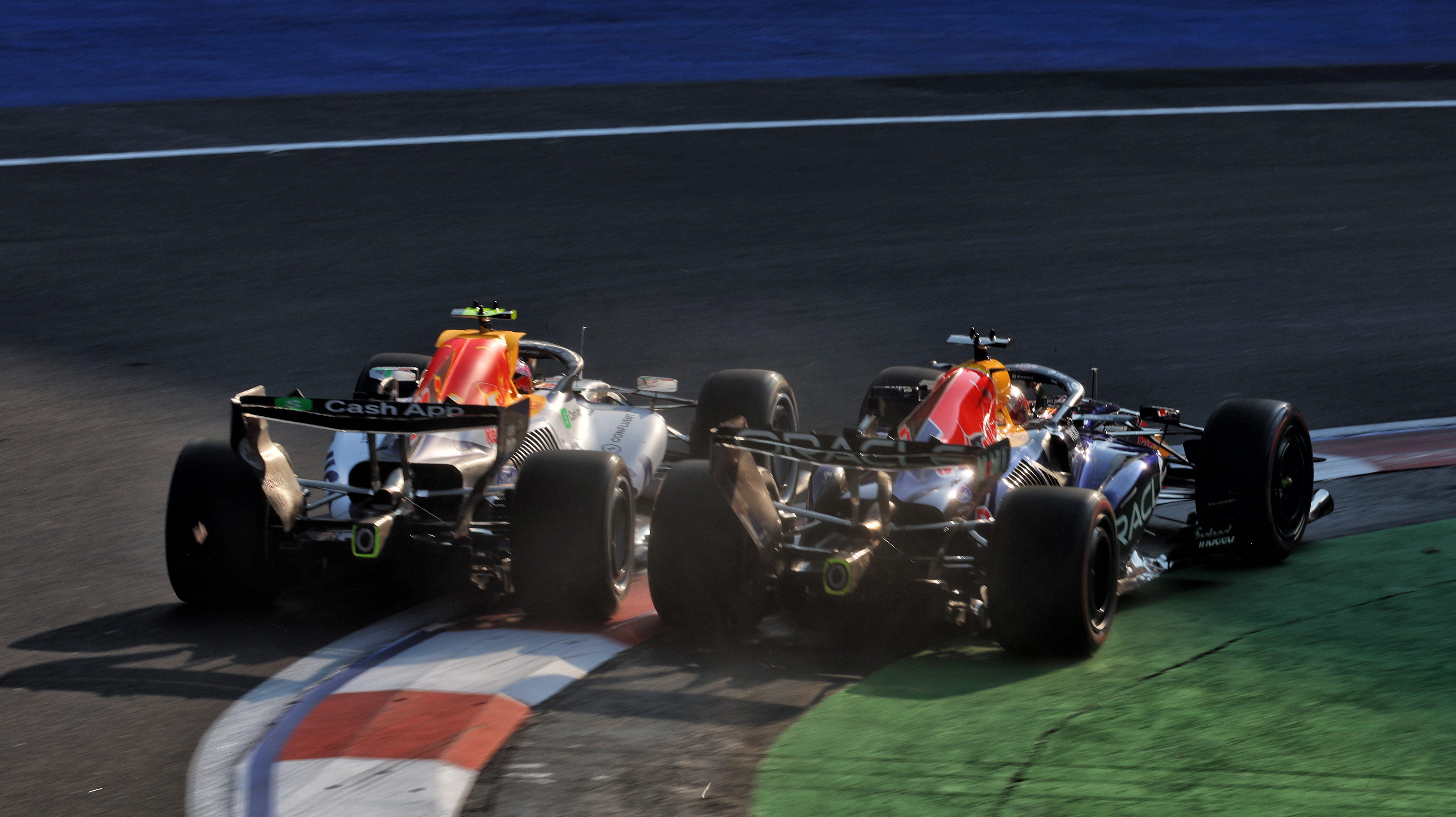 Verstappen Lawson FP2 Mexico