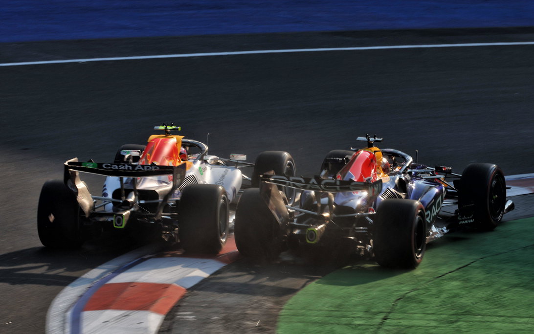 Verstappen Lawson FP2 Mexico