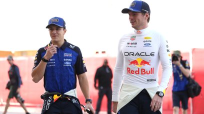 Verstappen Hadjar Bahrain Day 1