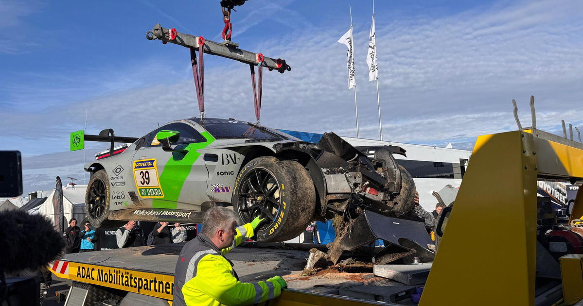 Heavy Aston Martin crash triggers lengthy Nordschleife red flag