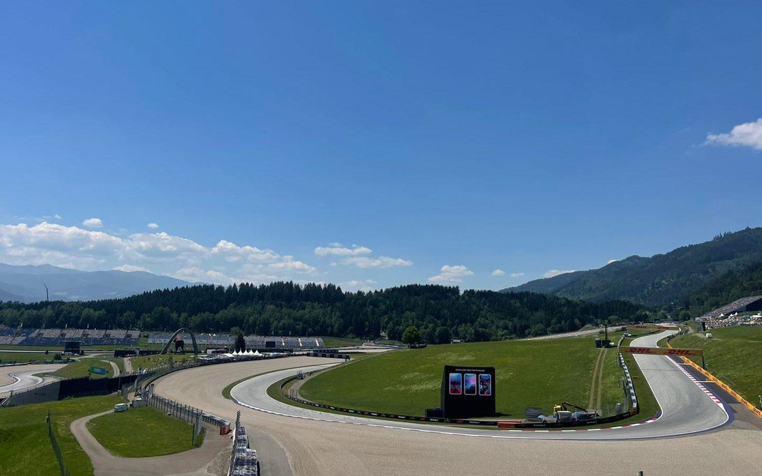 Austria blue sky