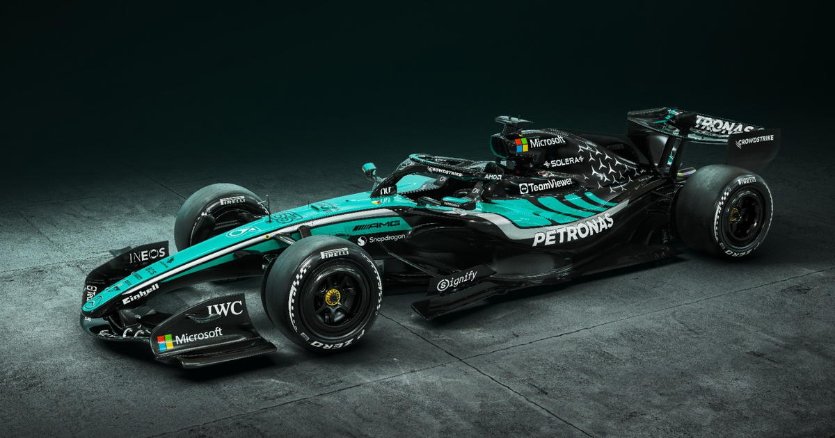 Mercedes unveil special livery for title partner's F1 homecoming