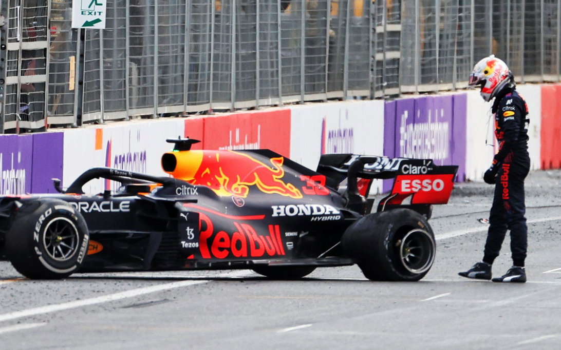Max Verstappen Bkau crash 2021
