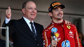 Charles Leclerc receives prestigious honour from Prince of Monaco