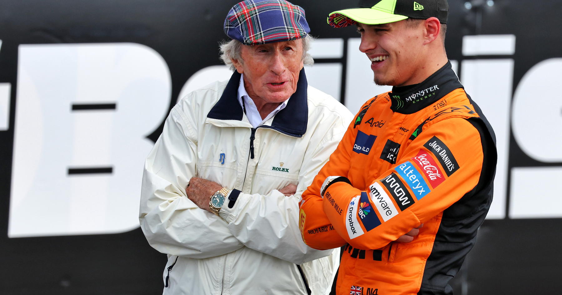 Lando Norris unveils unique helmet in support of F1 legend's charity