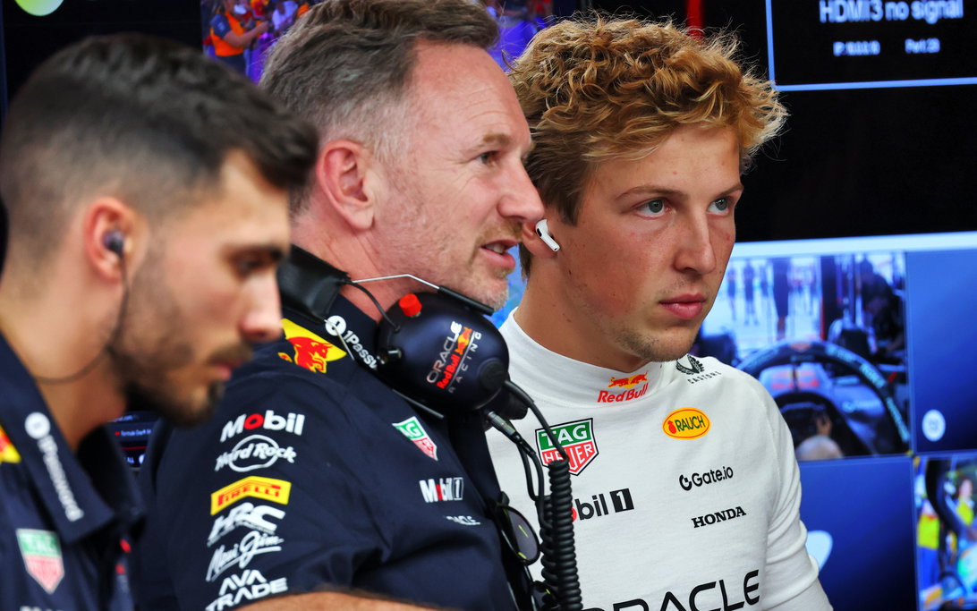 Christian Horner admite desconforto com a promoção de Liam Lawson em 2025