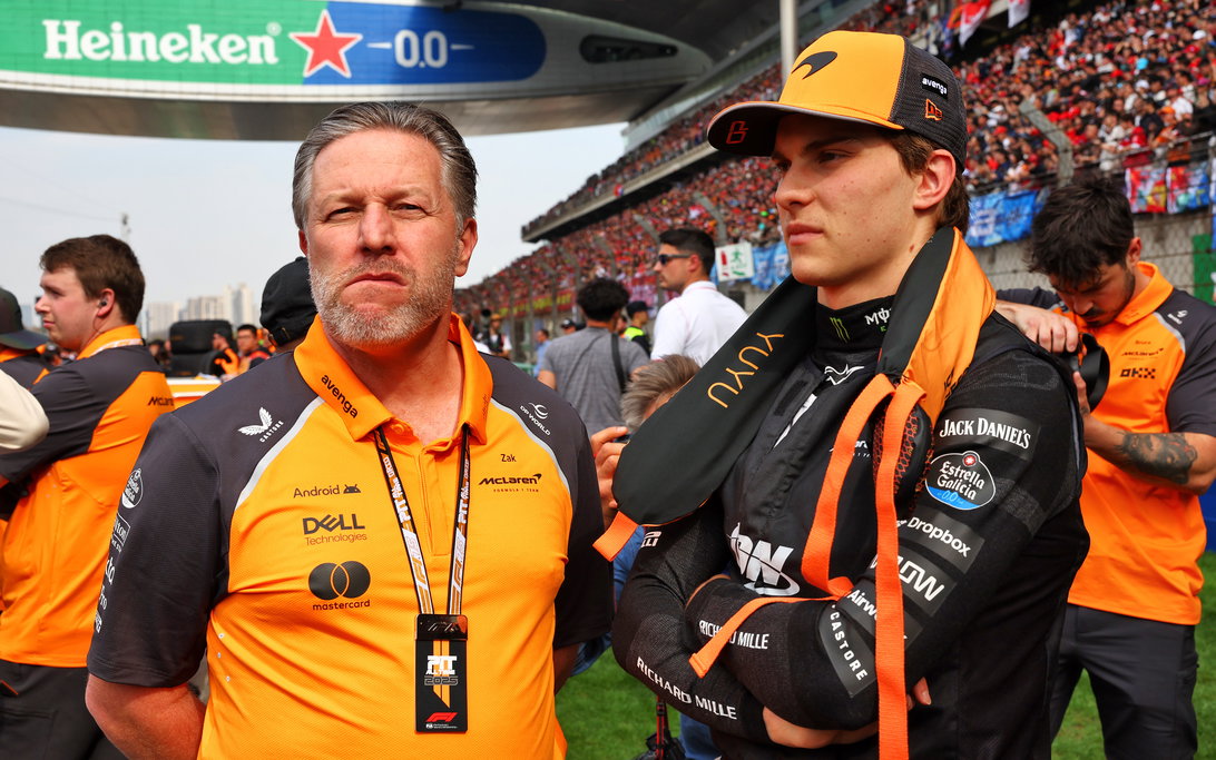 Zak Brown responde ao surpreendente relatório ligando Oscar Piastri à Red Bull