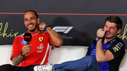 Hamilton Verstappen Bahrain Presser