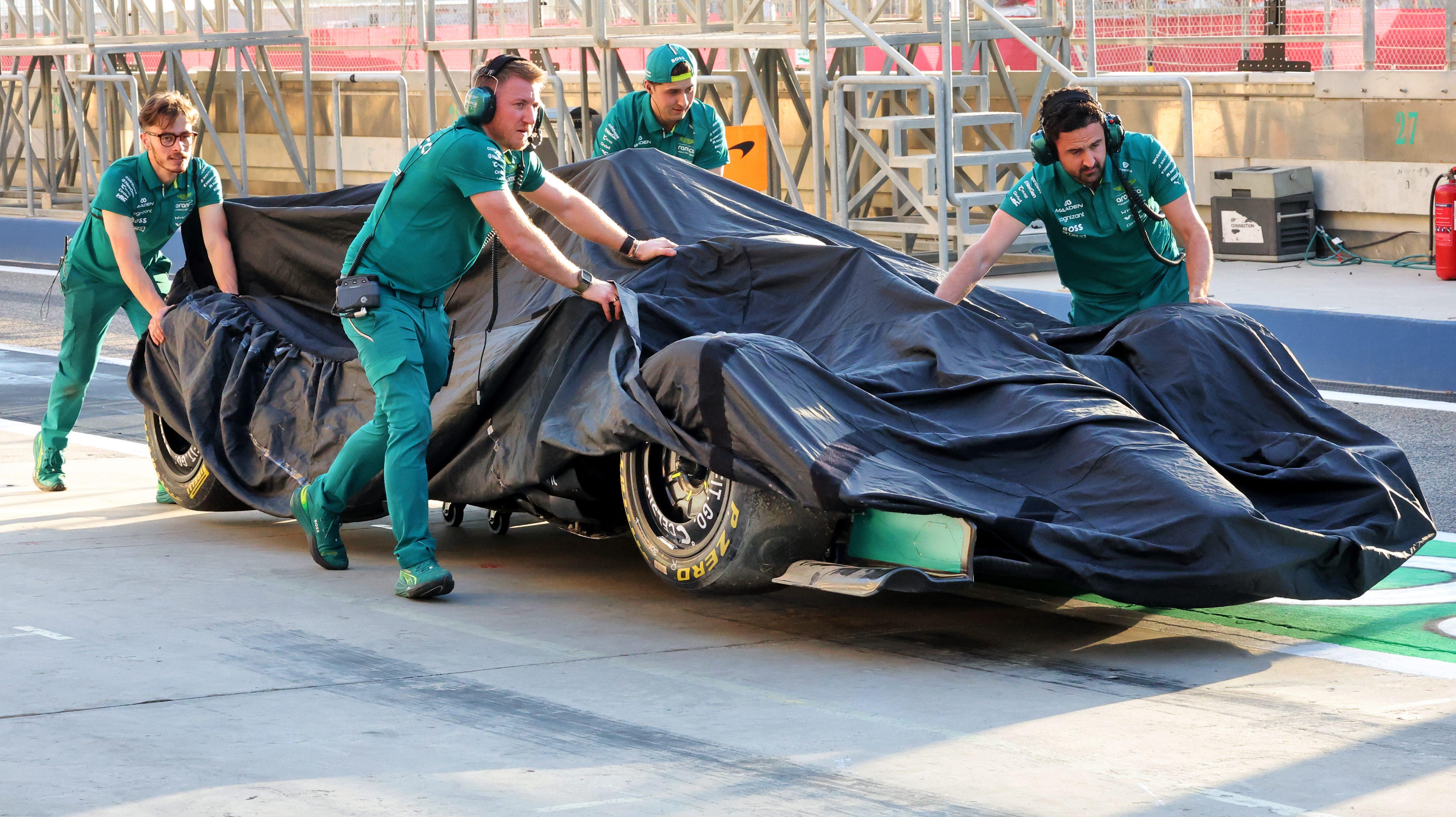 Aston Martin problems Bahrain