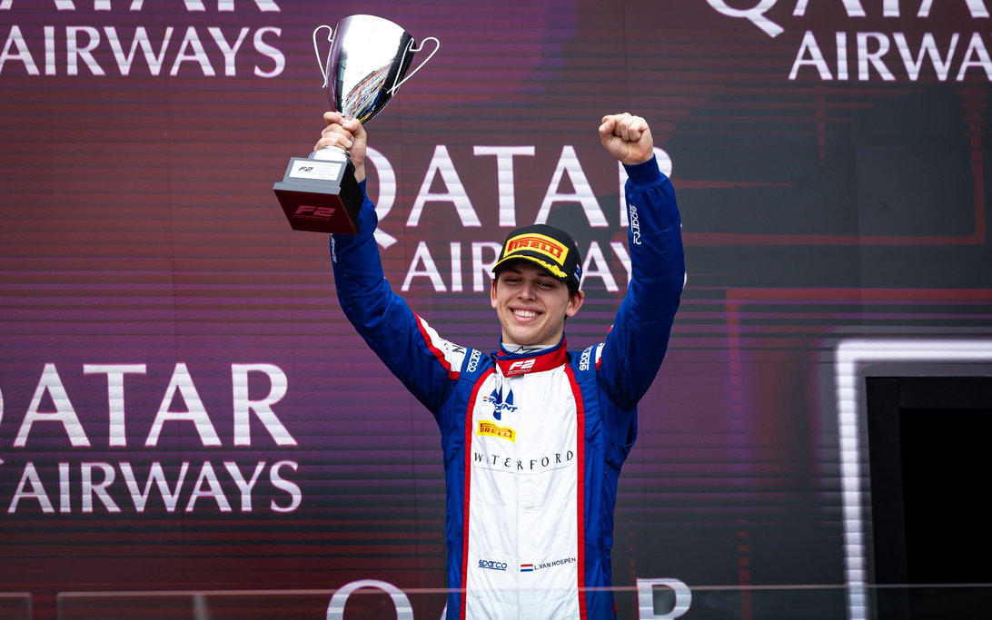Van Hoepen F2 Australia Podium