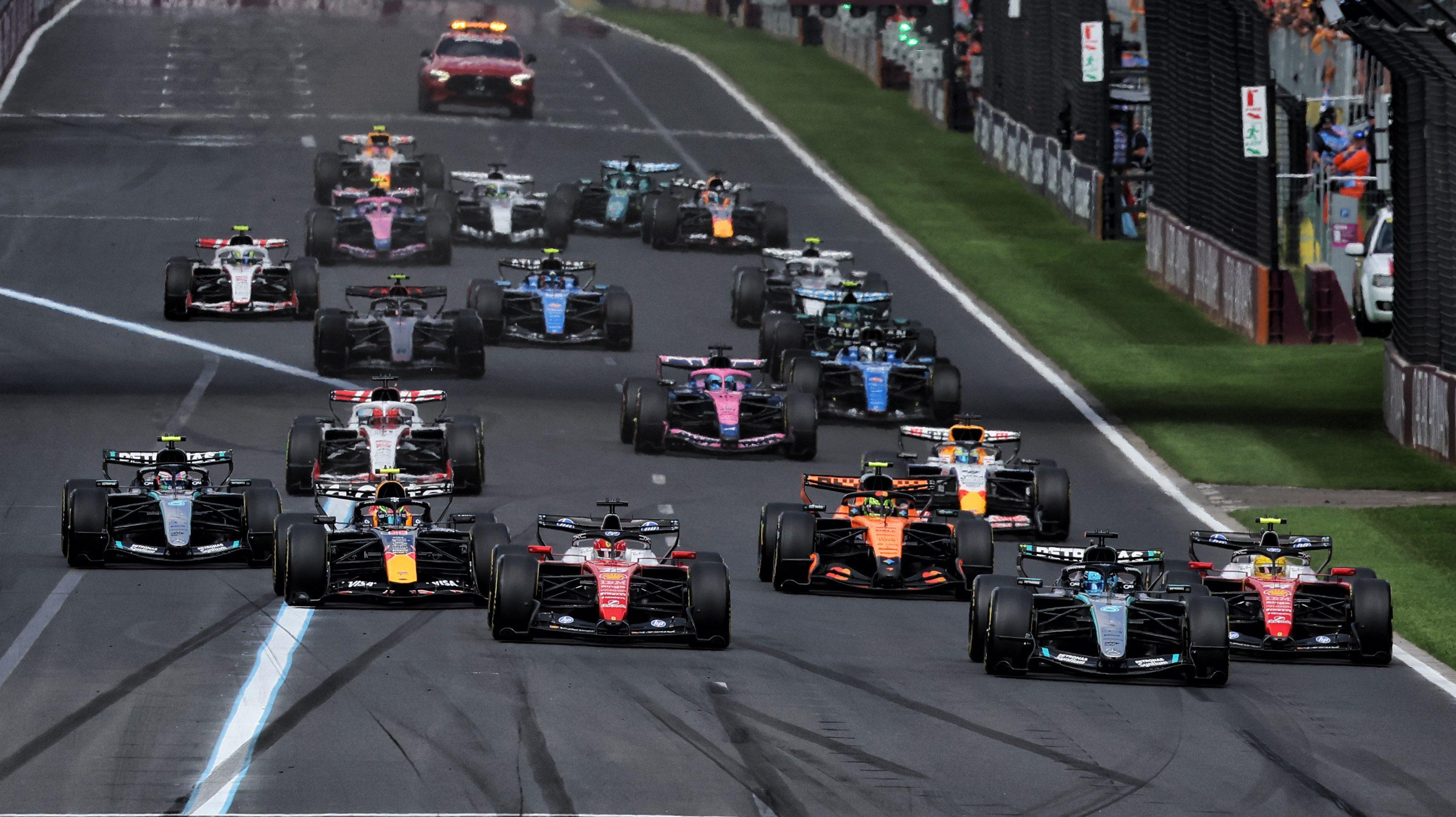 Australia race start