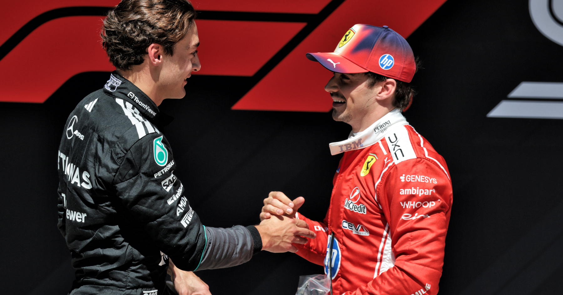 Charles Leclerc exposes George Russell trick after Ferrari instruction