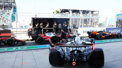 Miami pitlane