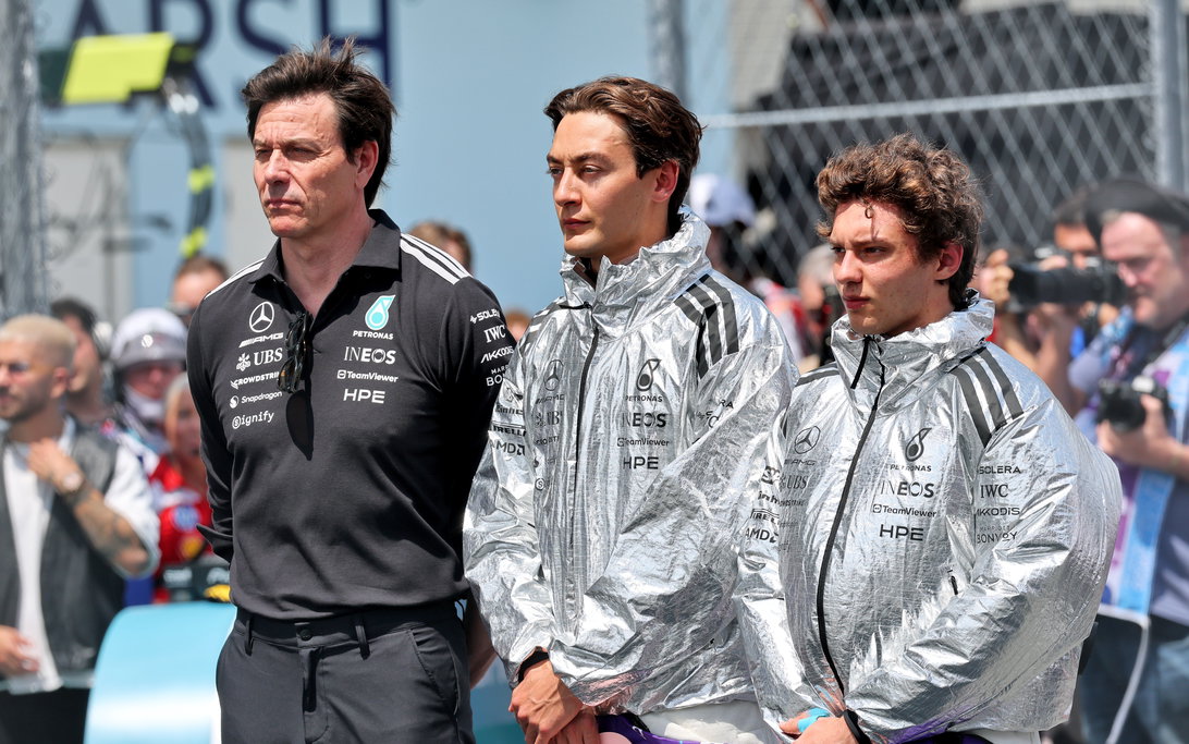 Wolff definisce lo scontro Antonelli-Russell 'un grande cinema', ma giura che non sarà 'Guerre Stellari'