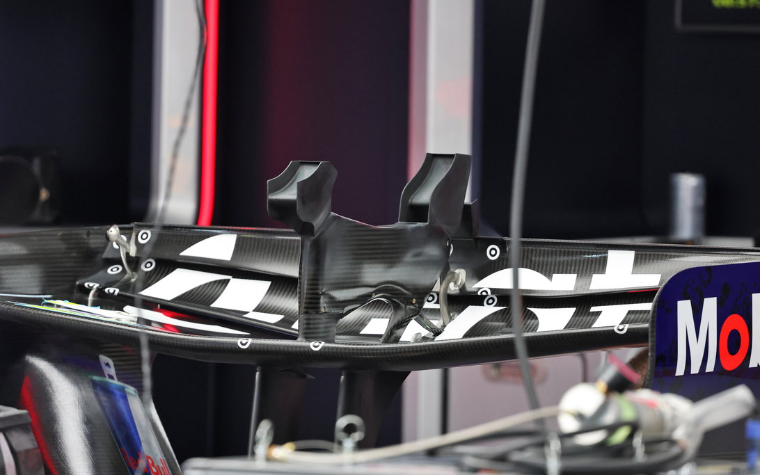 Red Bull rear wing Thursday Monaco