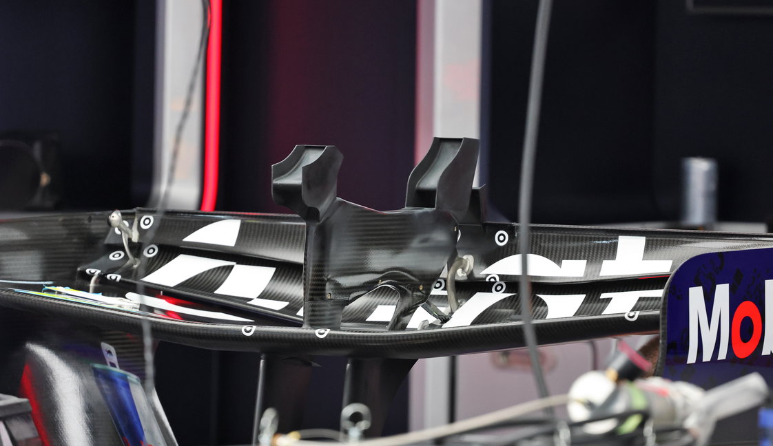 Red Bull rear wing Thursday Monaco