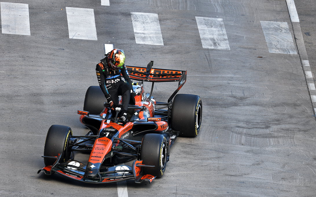 Lando Norris Suffers Monaco Blow After McLaren FP2 Shutdown