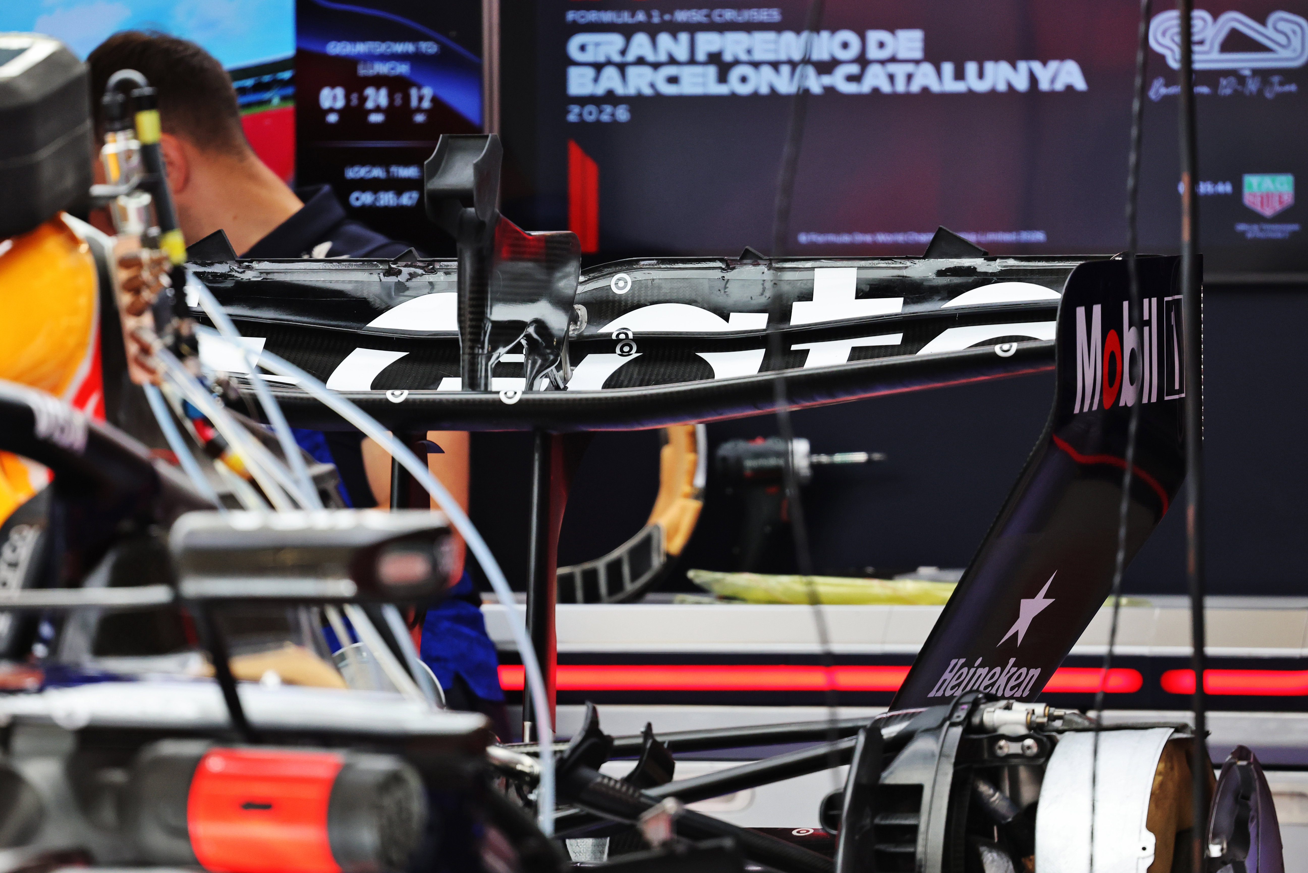 Red Bull rear wing Barcelona