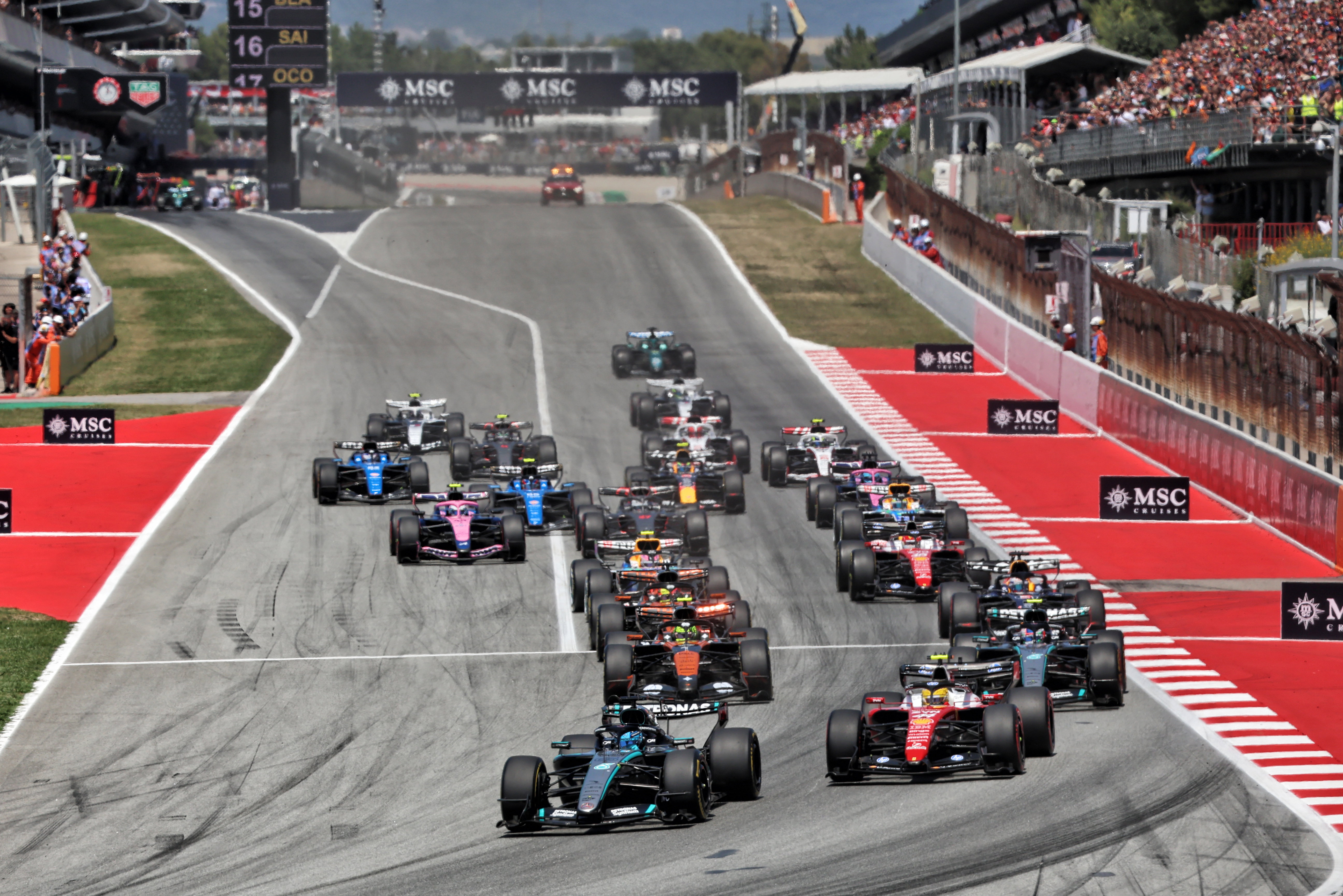Barcelona race start