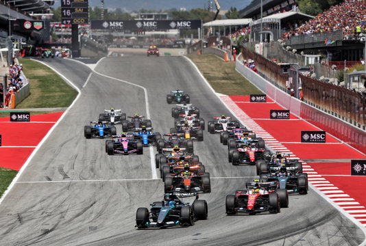 Barcelona race start