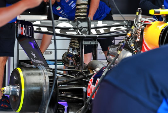 Red Bull rear wing Silverstone