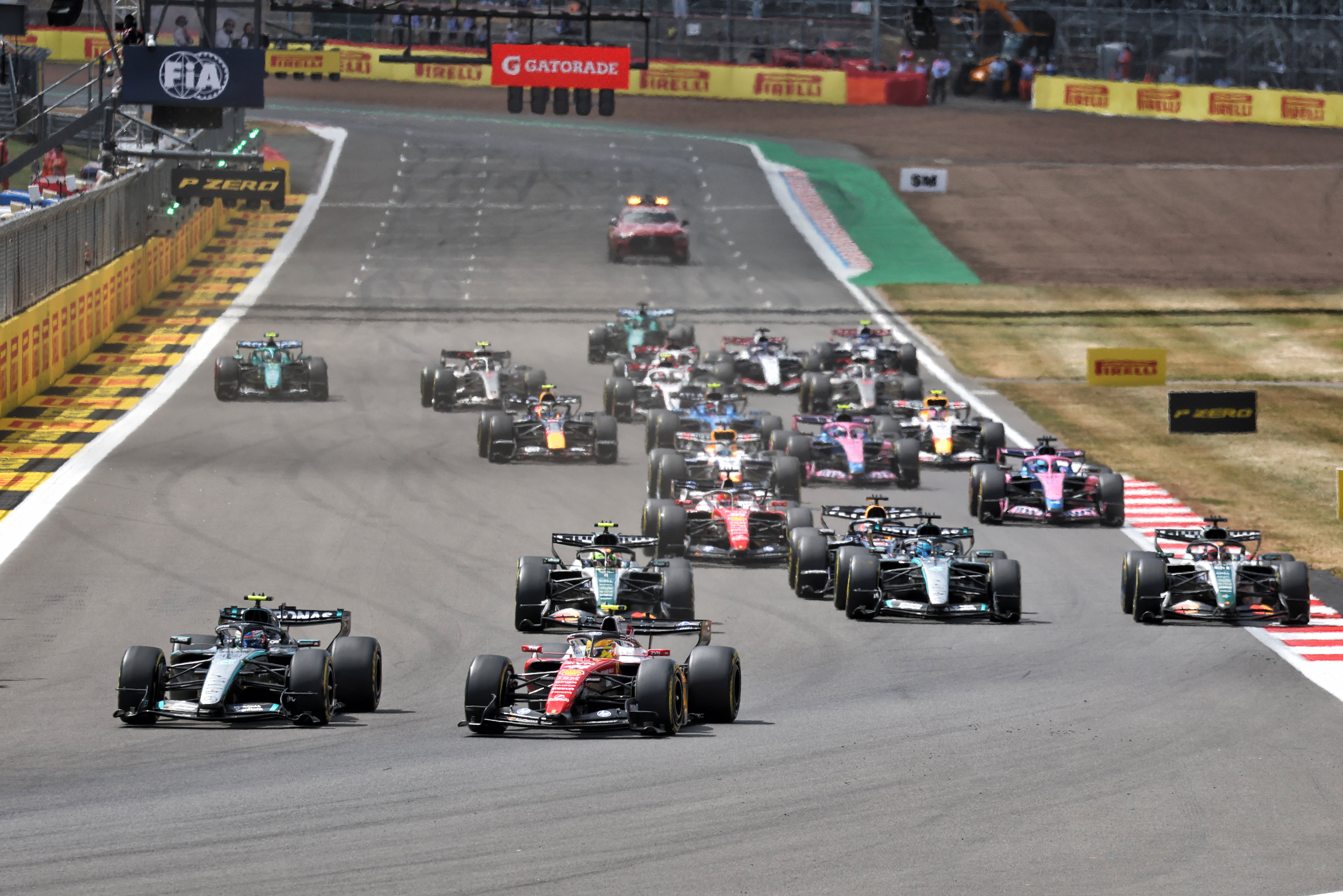 Silverstone sprint race start