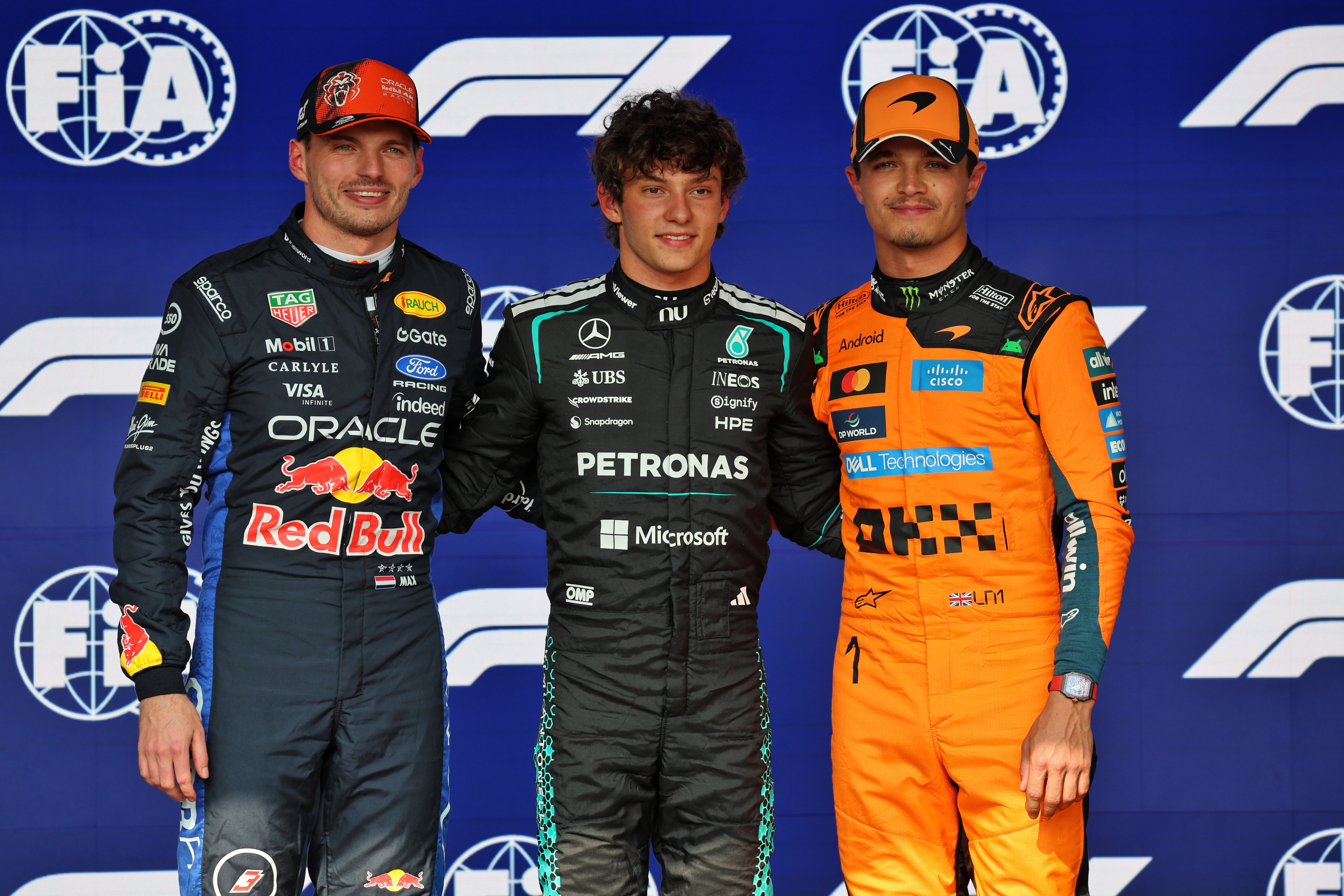 Verstappen Antonelli Norris