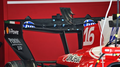 Ferrari rear wing winglets Hungary