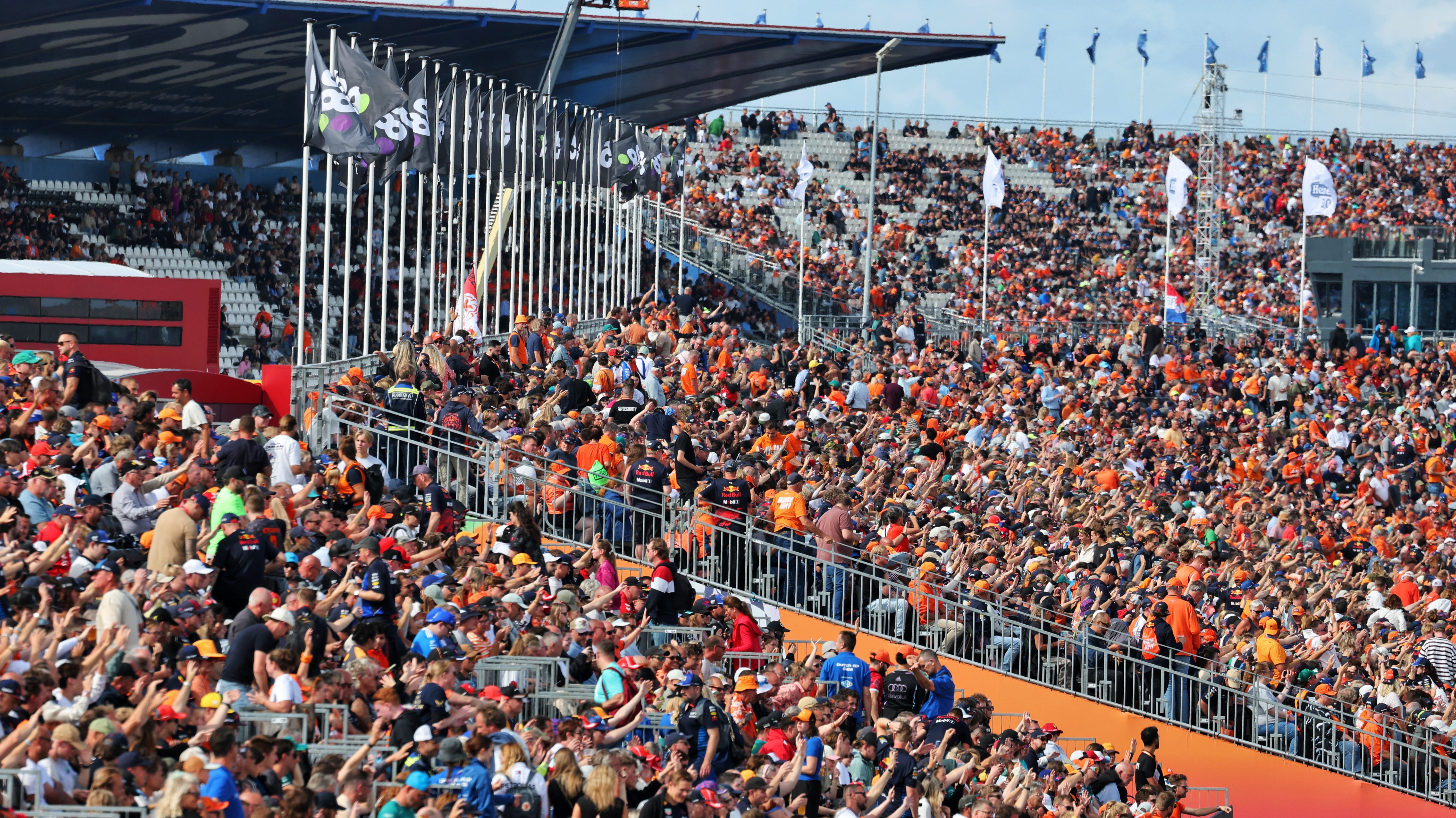 Dutch fans Zandvoort