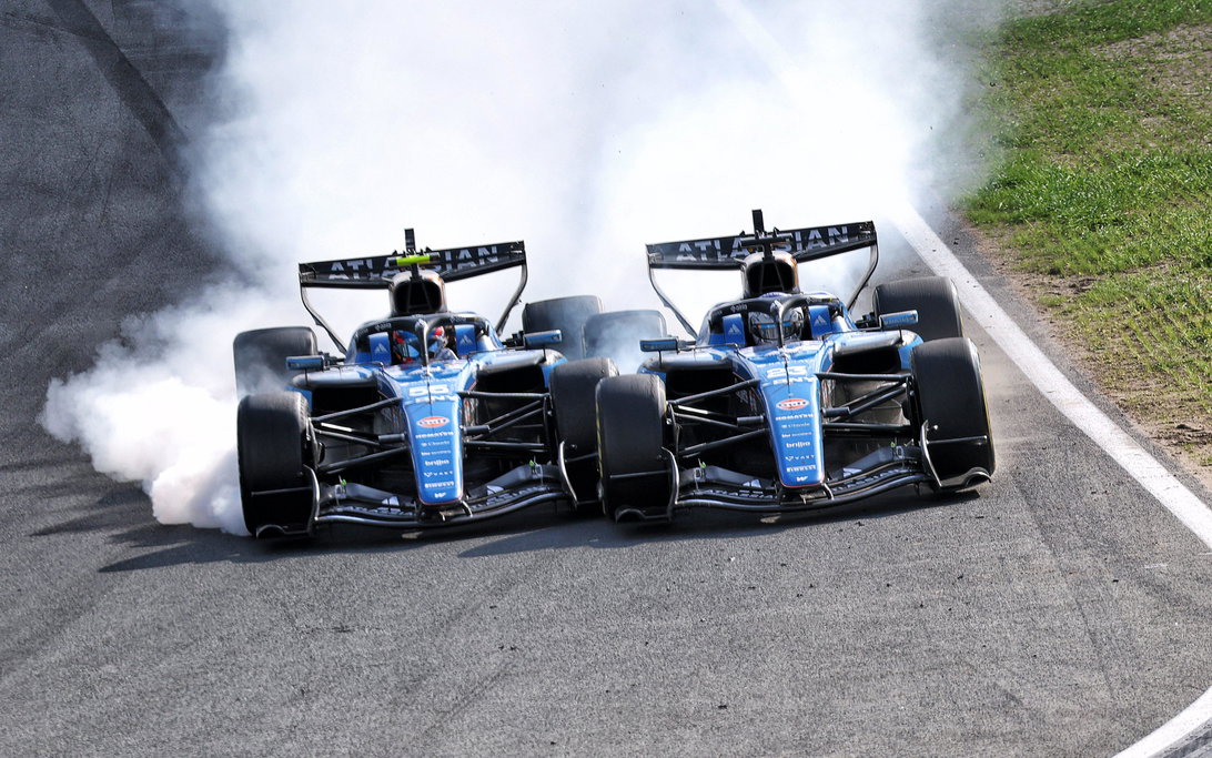 Sainz Albon incident