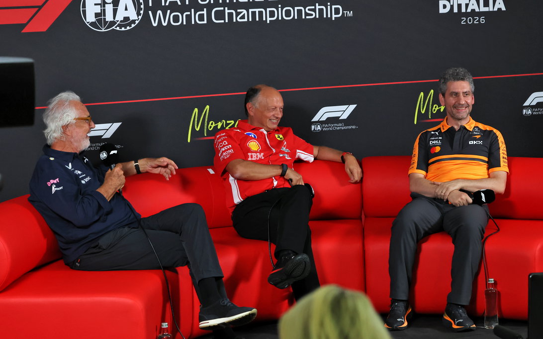 Briatore Stella Vasseur Monza press conference