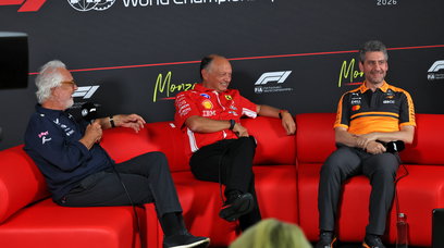Briatore Stella Vasseur Monza press conference