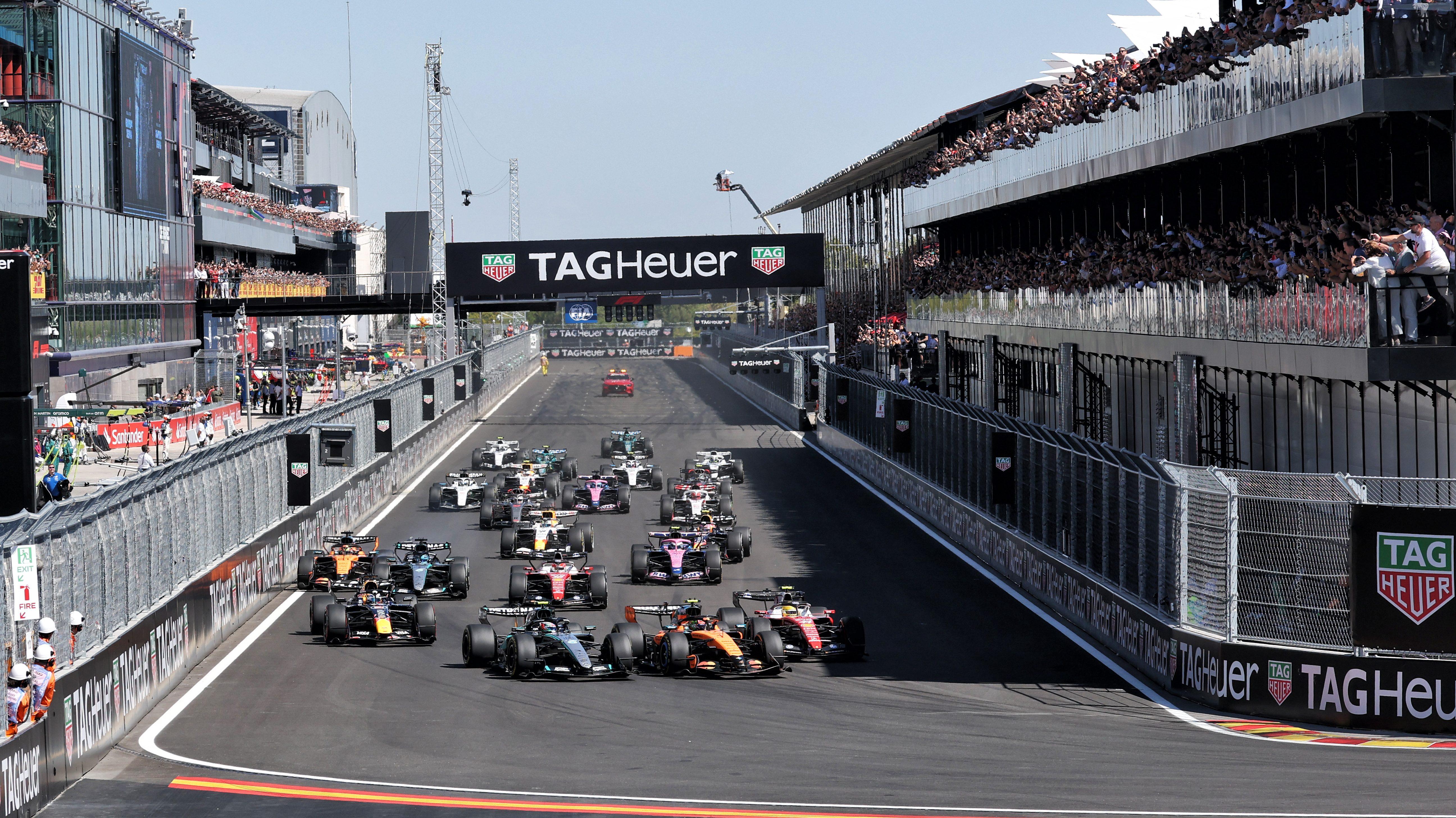 Madrid race start