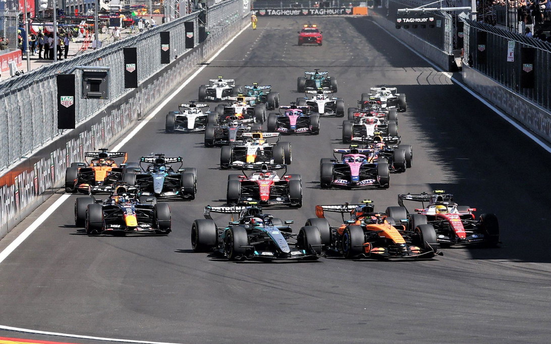 Madrid race start