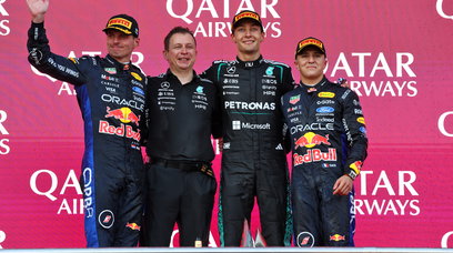 Baku podium