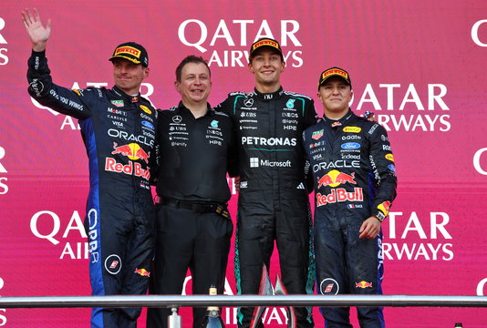 Baku podium