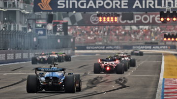 Aangepaste startopstelling F1 GP Singapore 2026