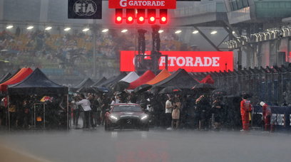 Singapore sprint start grid rain