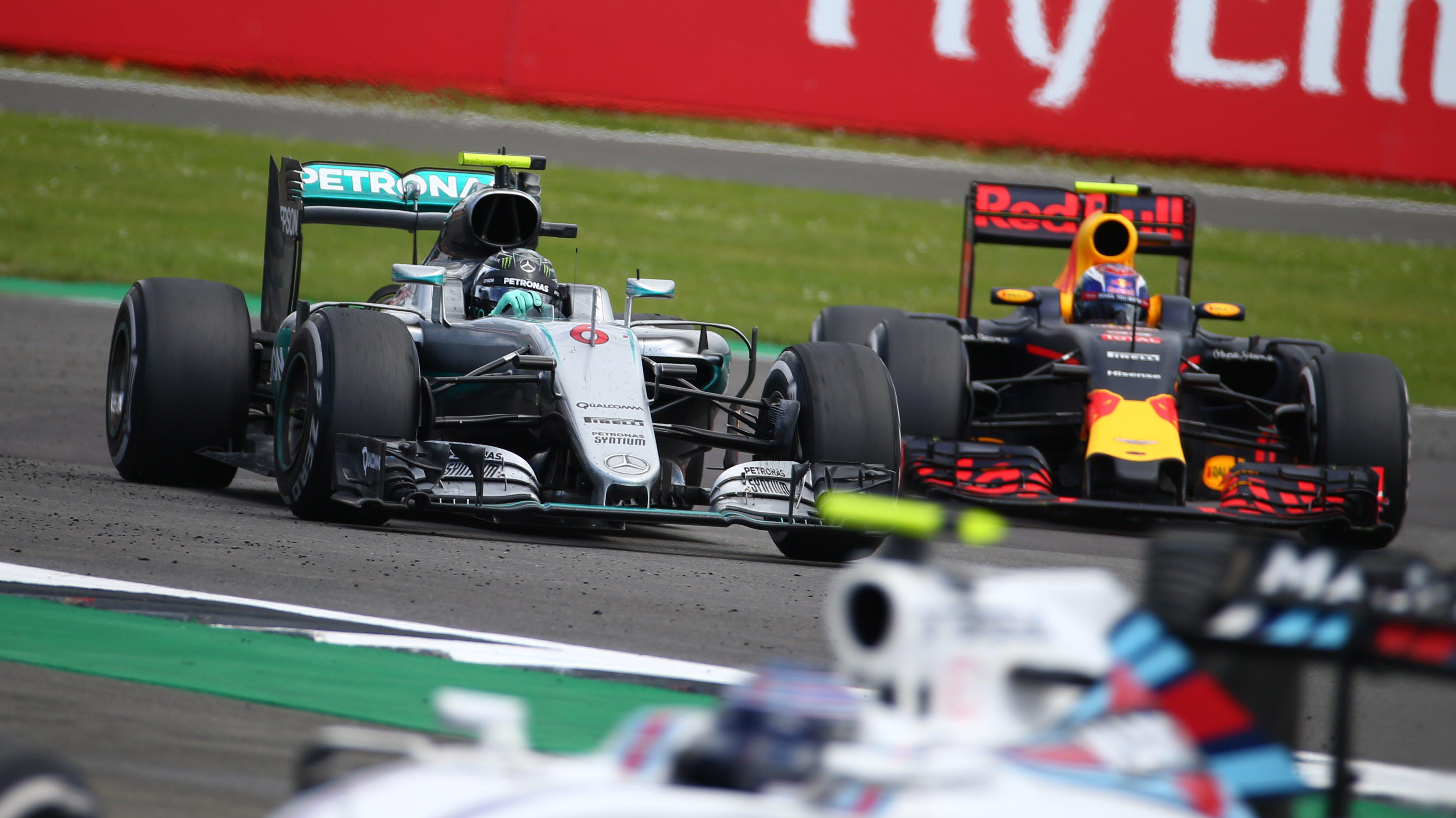 Rosberg Verstappen Silverstone 2016