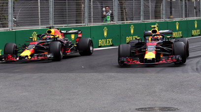 Verstappen Ricciardo Baku 2018