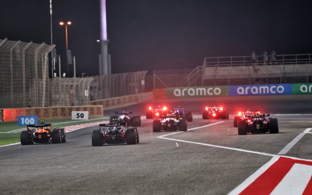 Bahrain test day 3 race start