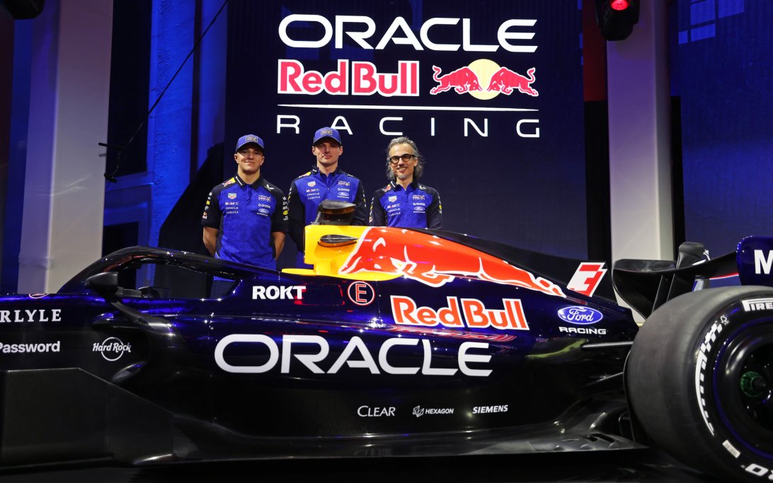 Verstappen Hadjar Mekies Red Bull launch