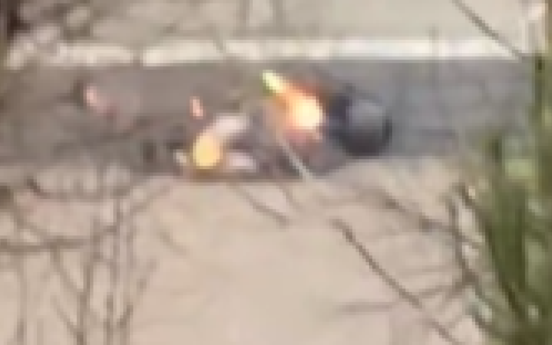 Hadjar crash Barcelona