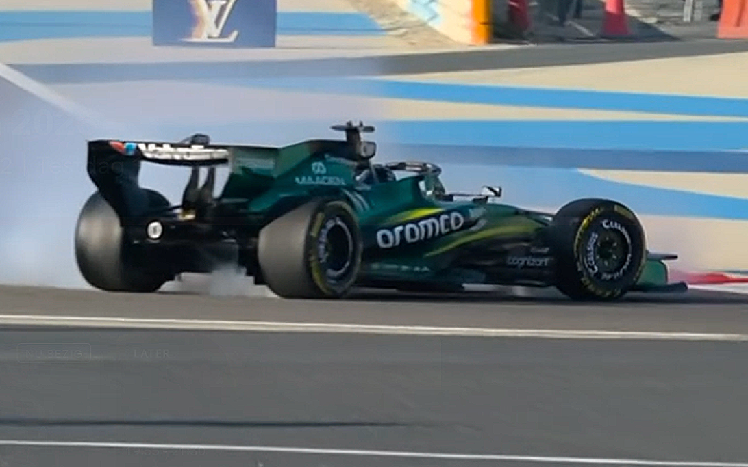 Stroll crash day 1 week 2 Bahrain