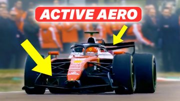 First glimpse of remarkable active aero in Ferrari SF-26 shakedown