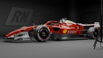 Wordt dit de gloednieuwe Ferrari-livery van Hamilton en Leclerc?