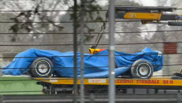 Baandebuut nieuwe Racing Bulls eindigt in grindbak