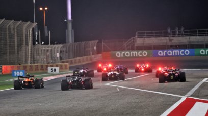 Bahrain test day 3 race start